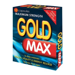 Gold Max 450mg Herbal Erection Pill - 10 Pack