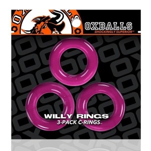 Oxballs WILLY RINGS 3-Pack Pink