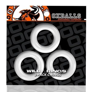 Oxballs WILLY RINGS 3-Pack White